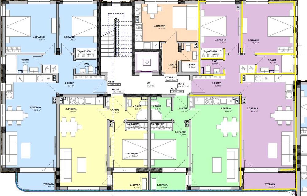 Продава се Тристаен апартамент в Варна, Виница - 113 кв.м за 1248 €/кв.м - Снимка #3