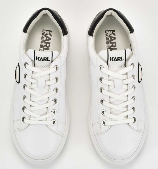 Adidasi karl Lagerfeld din piele cu logo