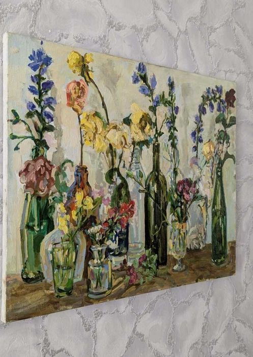 Авторская картина "В стекле" натюрморт маслом