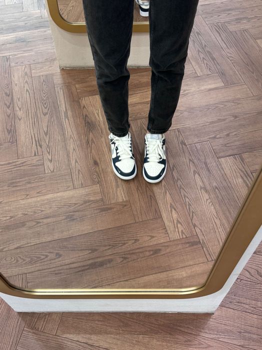 кроссовки данки синего цвета