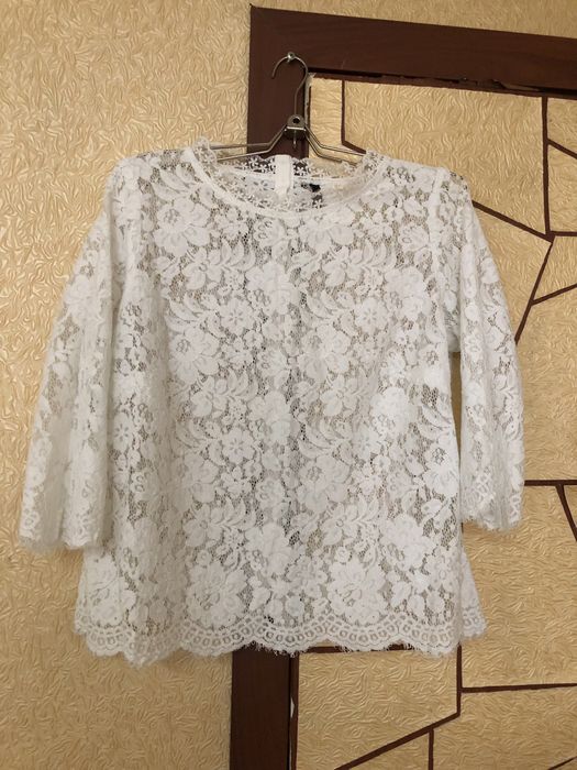Блузка кружевная 46 разм