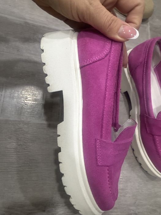 Лоферы розый 37 размер