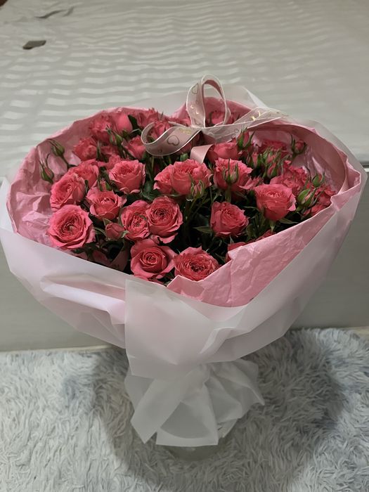 Спрей розы свежие