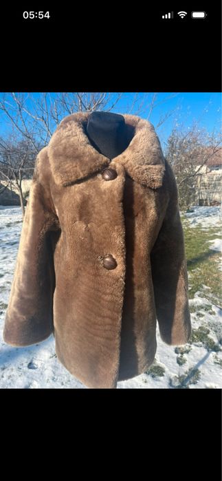 Haina eleganta din blana naturala