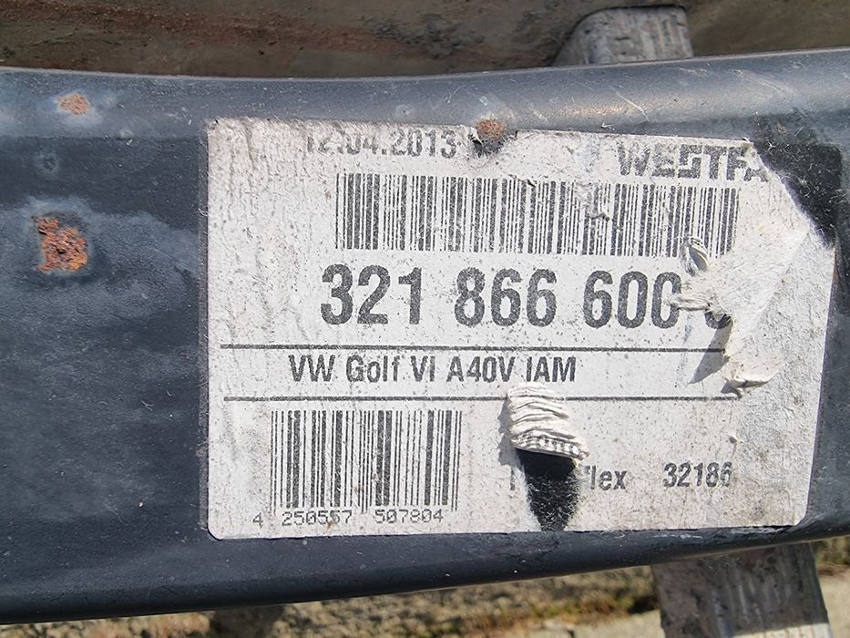 Cârlig remorcare vw Golf 6 scurt
