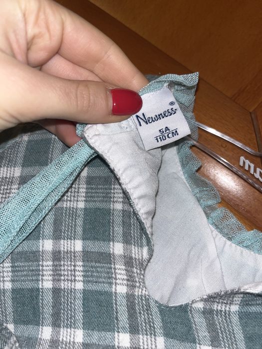 Елегантни детски рокли Newness, Точици 110