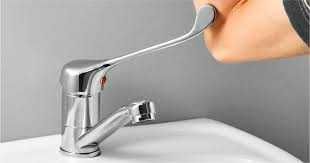 Смеситель раковины локтевой