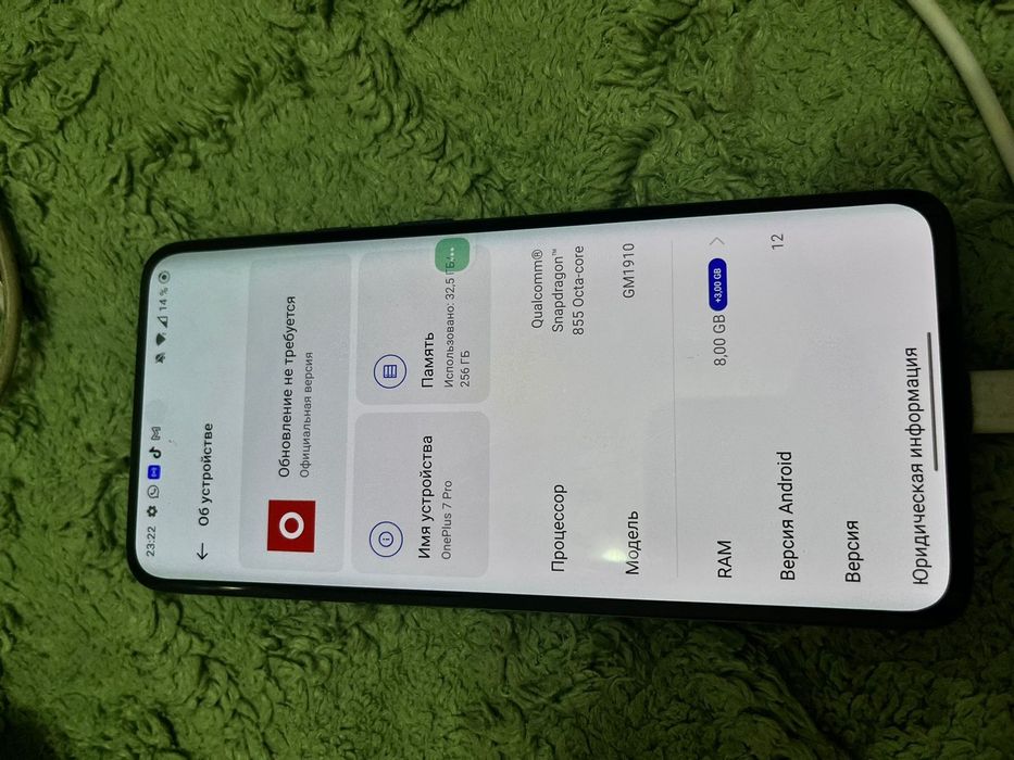 OnePlus 7 pro 8l/256
