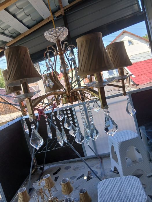 Vand candelabru din cristal
