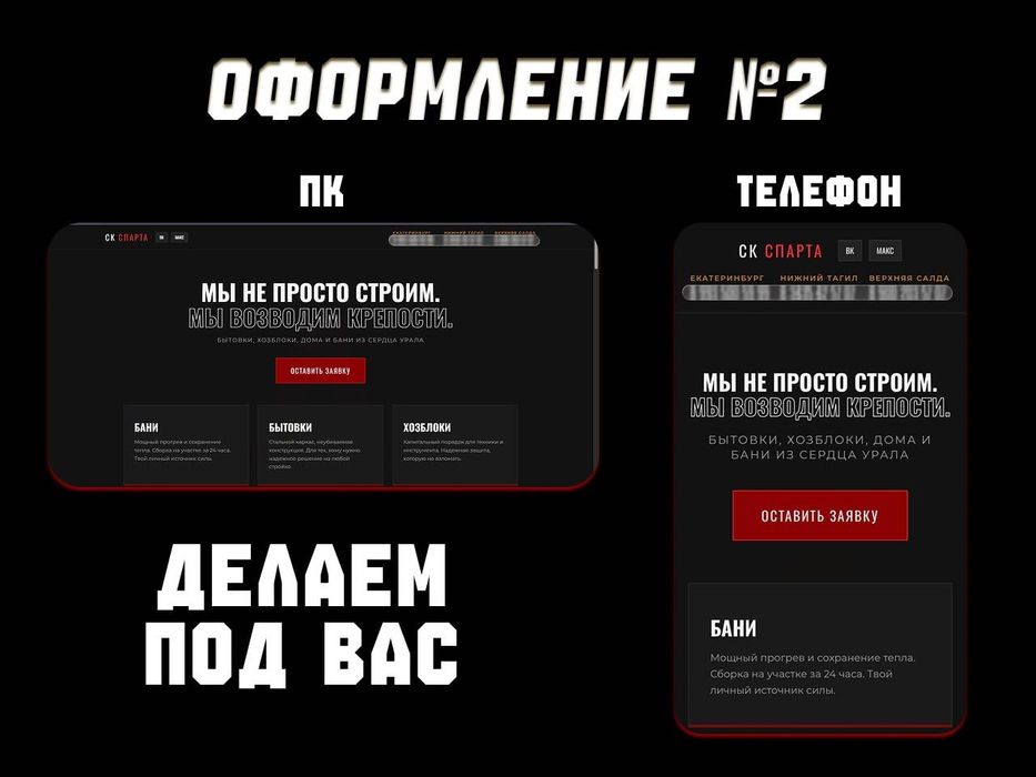Сайты для вашего бизнеса с настройкой рекламы
