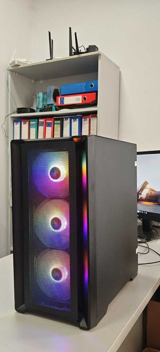 Добър Геймърски Компютър Ryzen 5 5600/32Gb/512GB SSD+1TB HDD/RTX 2060 Super/Гаранция