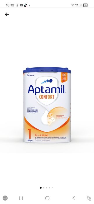 Aptamil confort 1