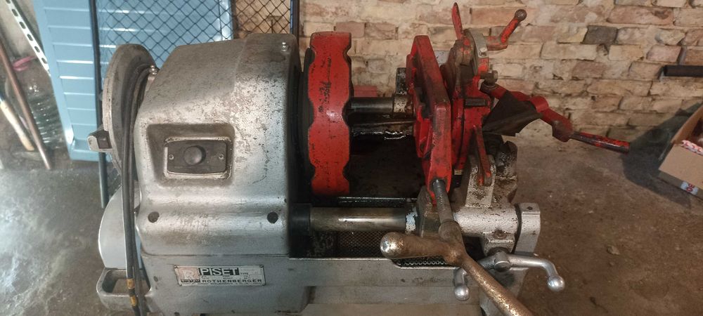 Машина за нарязване на резби струг ротенбергер rothenberger до 3" цола