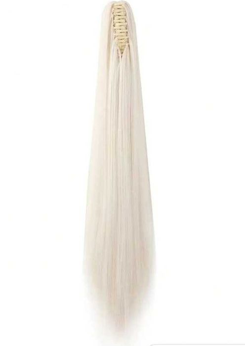 Черна, кафява ,руса,бяло русо,тъмноруса коса  опашка с щнола