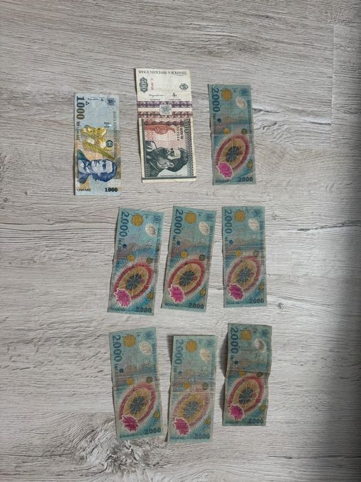 Bancnote vechi de colectie romanesti,staine si notgelt