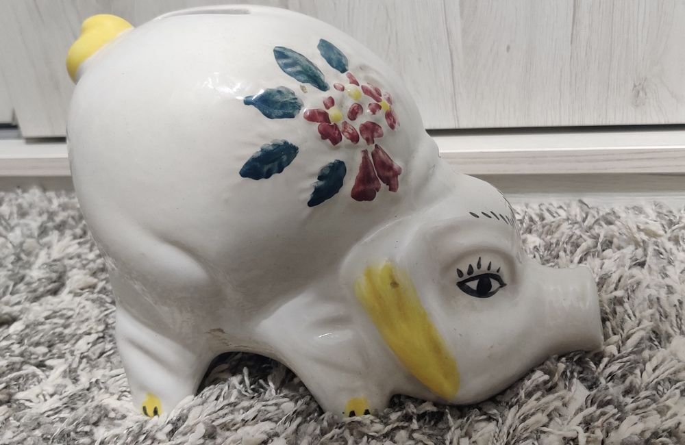 Pusculita porc ceramica