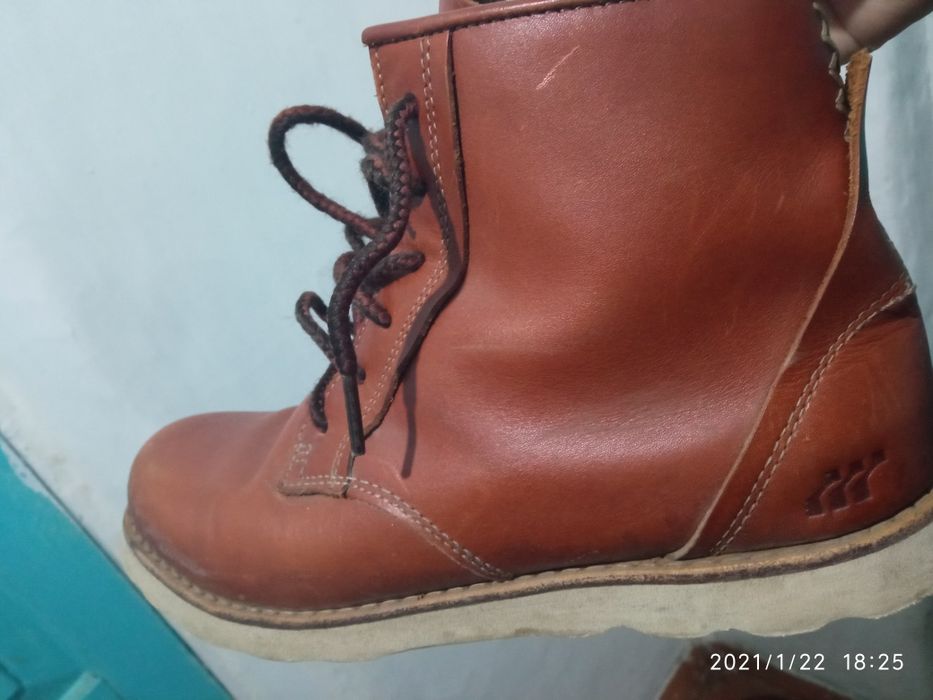 Сапоги модные,кожаные,Корея