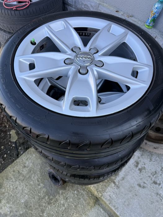 Jante 5x112 cu anvelope 225 45 R17 vara