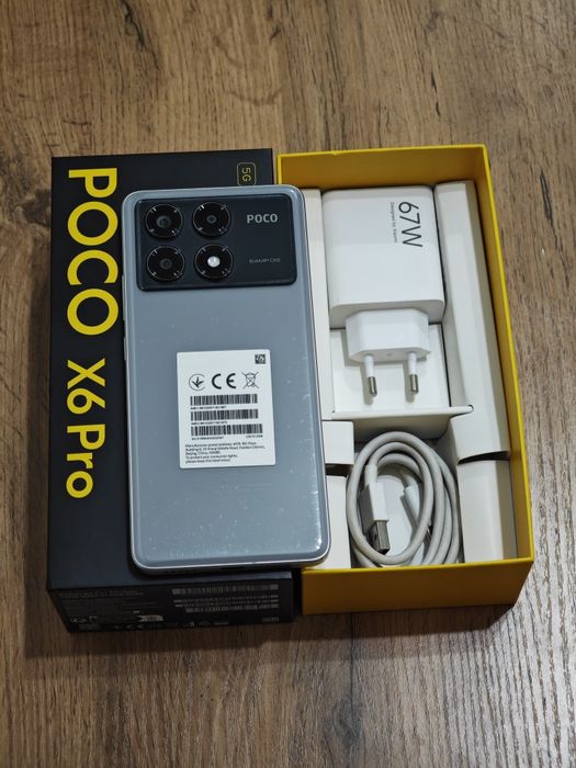 Poco X6 Pro 512 gb Ram 12 5G польный комплект