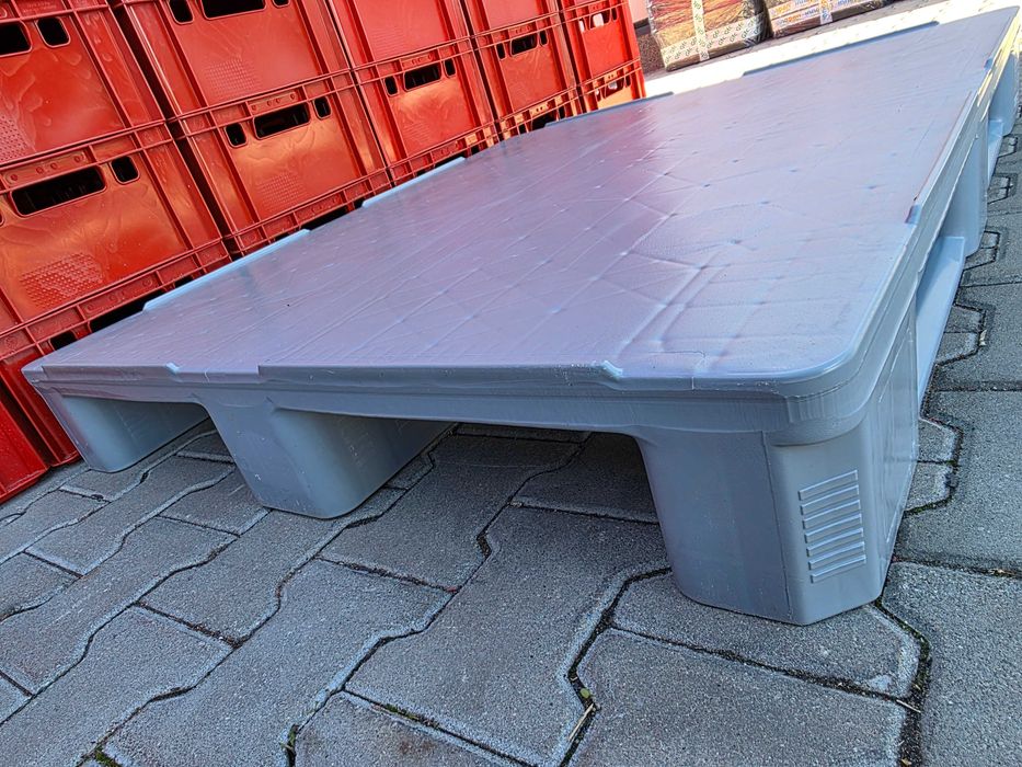 Palet plasti 100x120/calitate/hdpe igienic/TRANSPORT GRATUIT