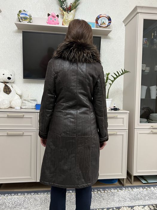 Дубленка натуральная овчина, очень теплая