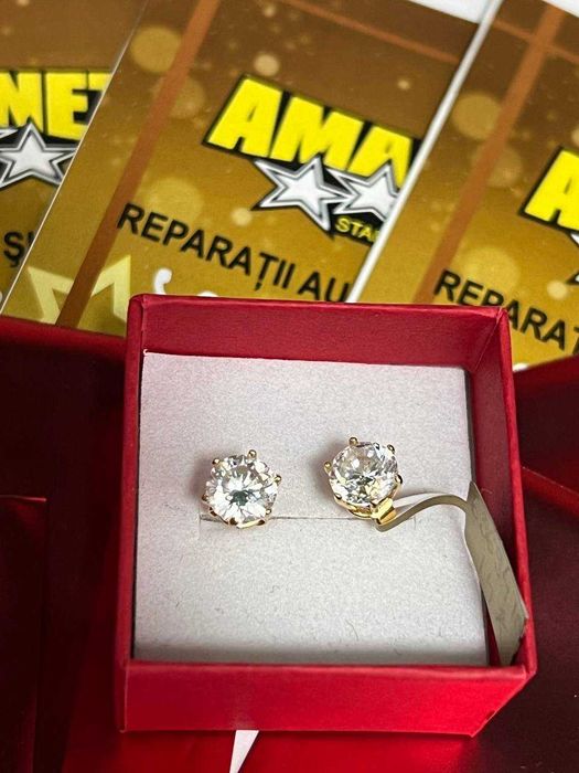 Cercei aur cu pietre 2.17gr 14k (cdc) StarAmanet