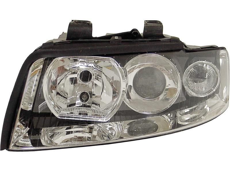 Far Audi A4 (B6), 11.2000-11.2004, stanga/dreapta, tip bec H7+H7+PY21W+W5W; electric; fara motor, DEPO