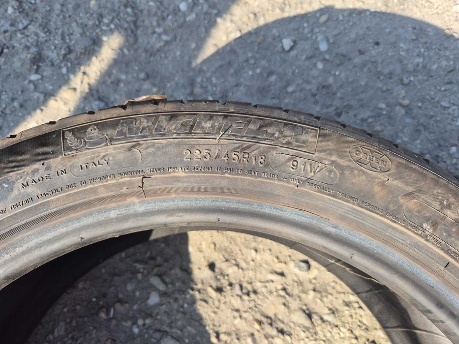 1 Anvelopa de VARA - 225/45/18 - Michelin Primacy 3 ZP RUN-FLAT - Stare F BUNA - DOT 2021 !