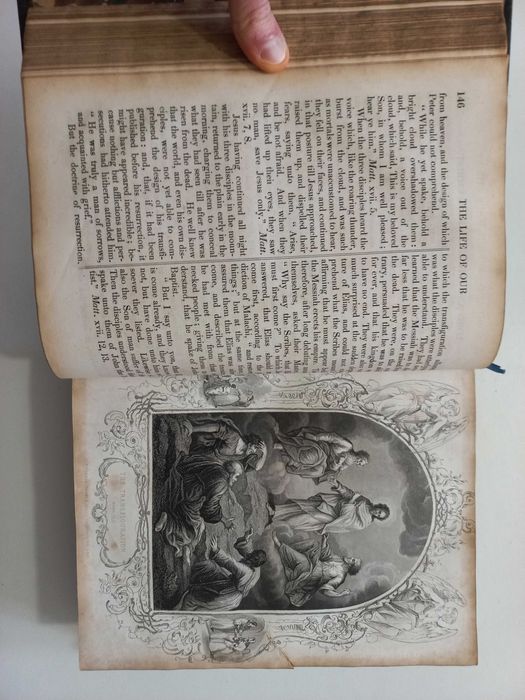 Carte engleza vintage hardcover - The life of Christ- editia din 1861