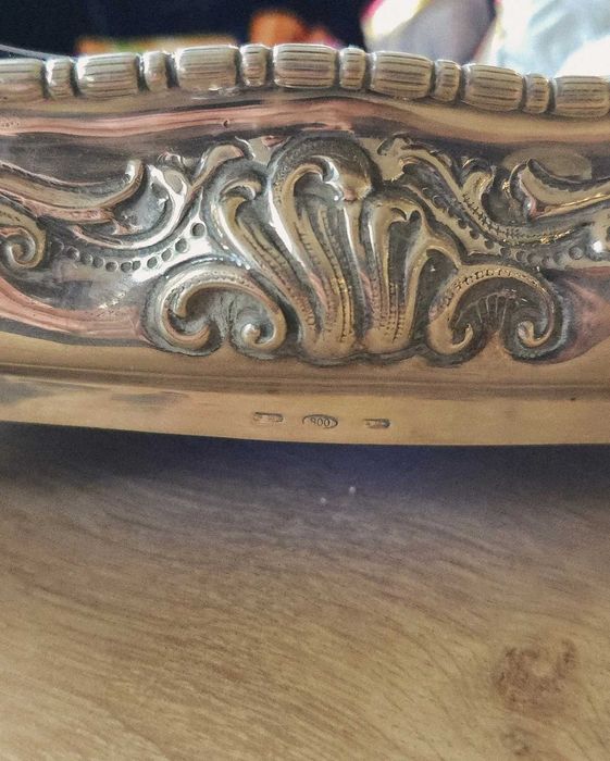 Fructieră/Bombonieră Argint 800 masiv - Stil Neo-Rococo