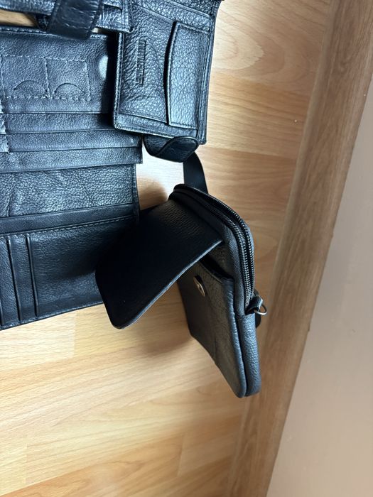 Лот от 6 бр. Мъжки Портфейли и Аксесоари - Естествена Кожа