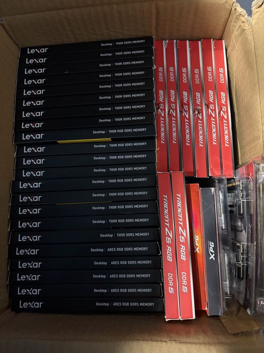 Ddr5 Lexar G skill Corsair Xpg New,Open box