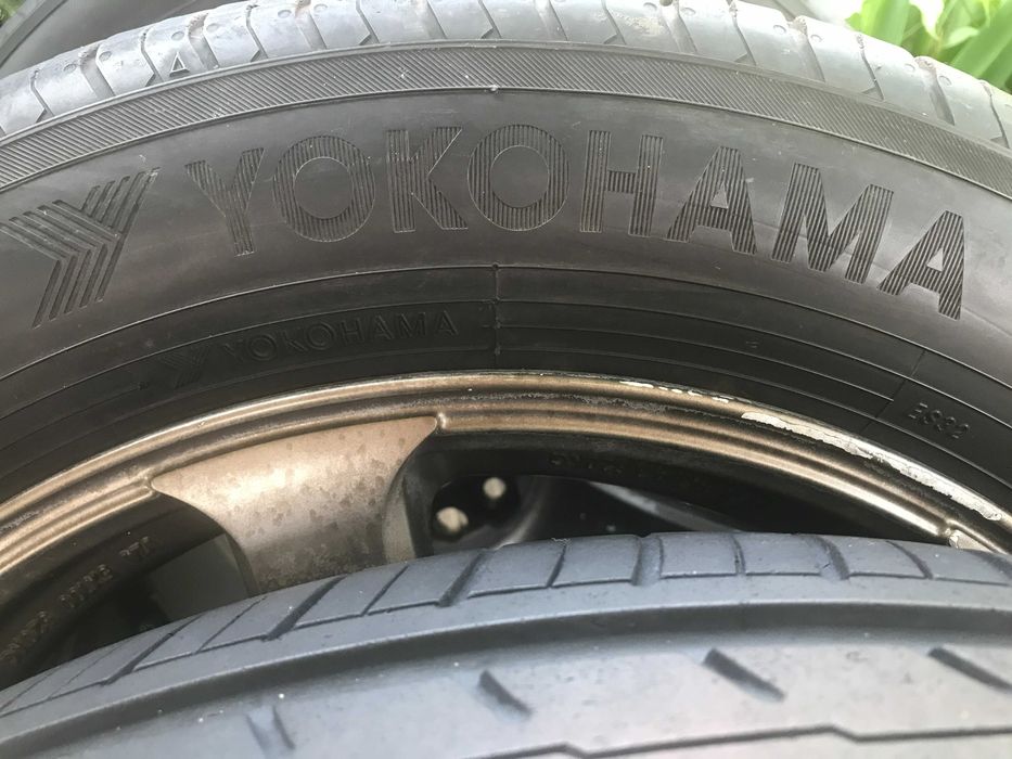 Диски Work и летние шины YOKOHAMA 215/55R17