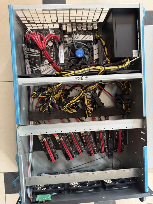 Carcasa rig server mining i3