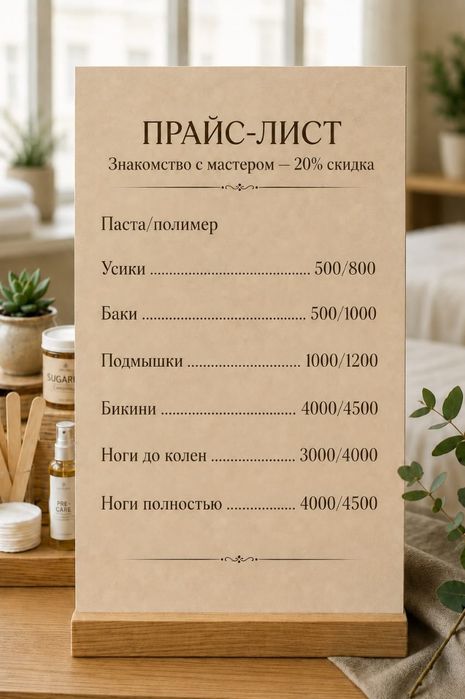 Шугаринг для милых дам