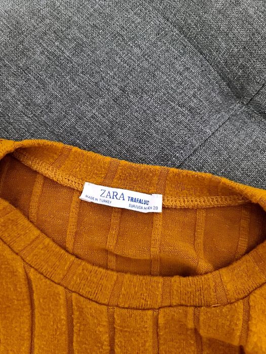 Transport GRATUIT Bluza ZARA cu mâneci scurte M