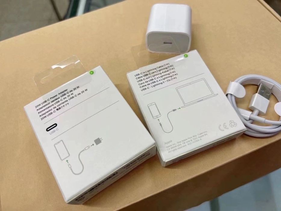 Apple power adaptor si lightning cable