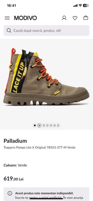 Palladium Trappers Pampa Lite It Original marimea 41