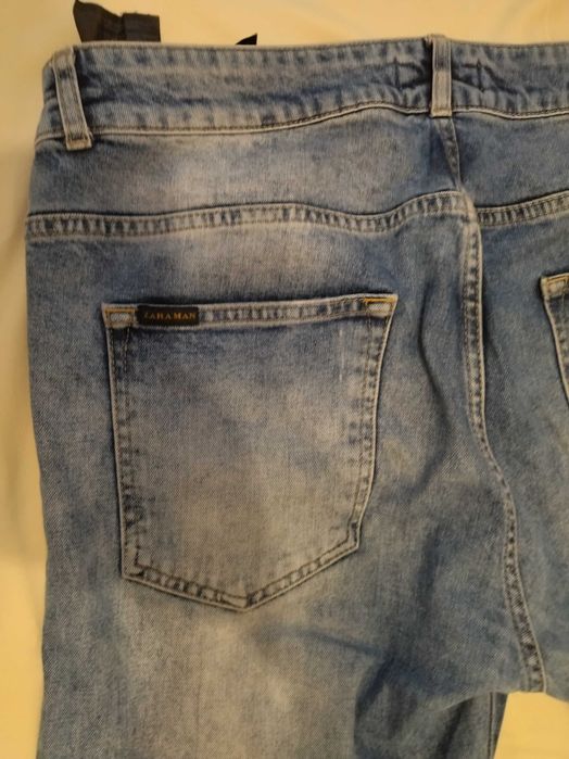 Pantaloni lungi barbati blugi originali Zara Man moderni