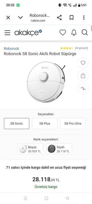 Робот пылесос Roborock S8
