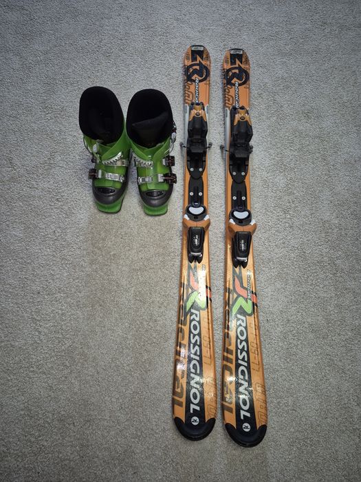 Ски 110 и ски обувки 20.5 Росиньол