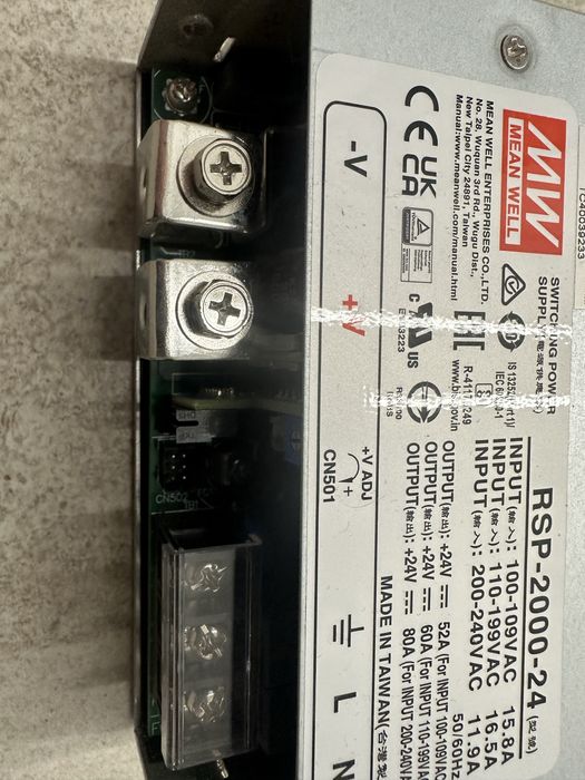 Продам RSP-2000-24 MEAN WELL 1920 Вт 24 В