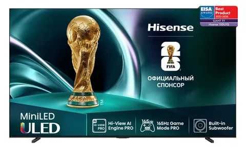 100" (254 см) Телевизор Hisense 100U7Q черный new 24/7       3160/2160