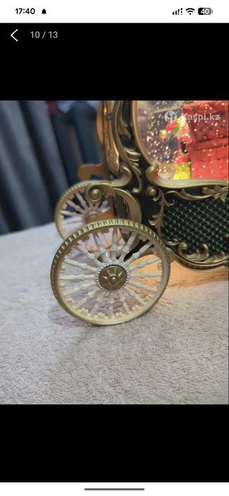 Музыкальная карета светильник