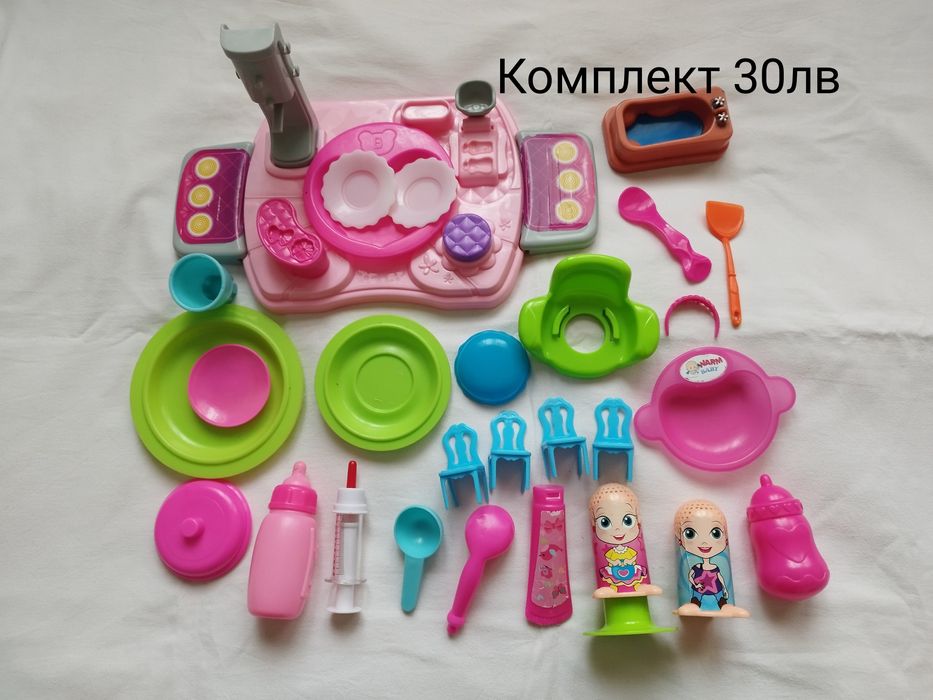 Детски куфар с кукла и аксесоари