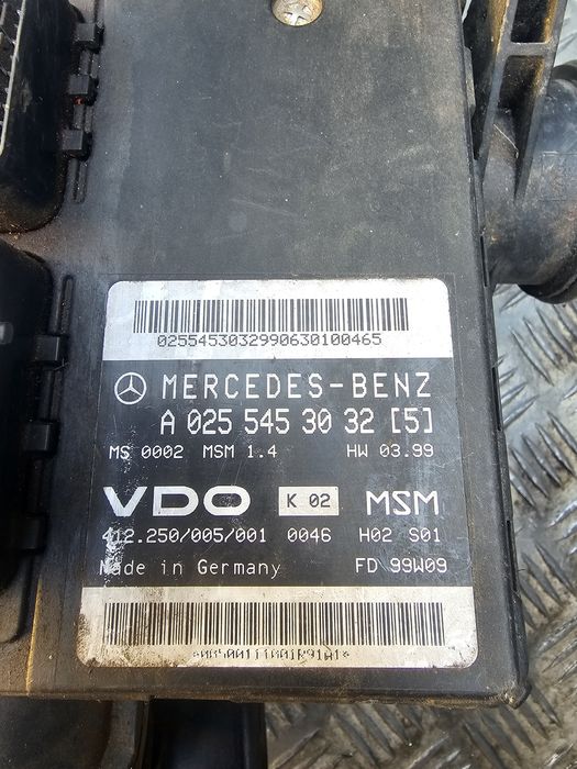 ECU Calculator Motor A0255453032 / A1661401500 Mercedes-Benz A-Class W