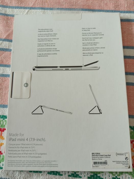 Калъф Apple Smart Cover за iPad Mini 4, Orange