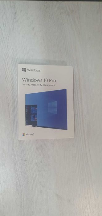 Windows 10 pro, официальный ключ в коробке