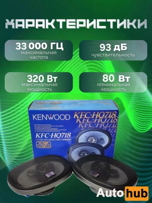 Kenwood KFC-HQ718, 320W ORIGINAL !