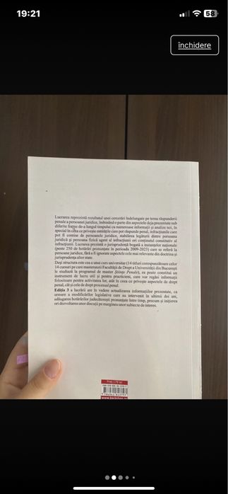 Curs Master Stiinte Penale Raspunderea Penala a persoanei juridice